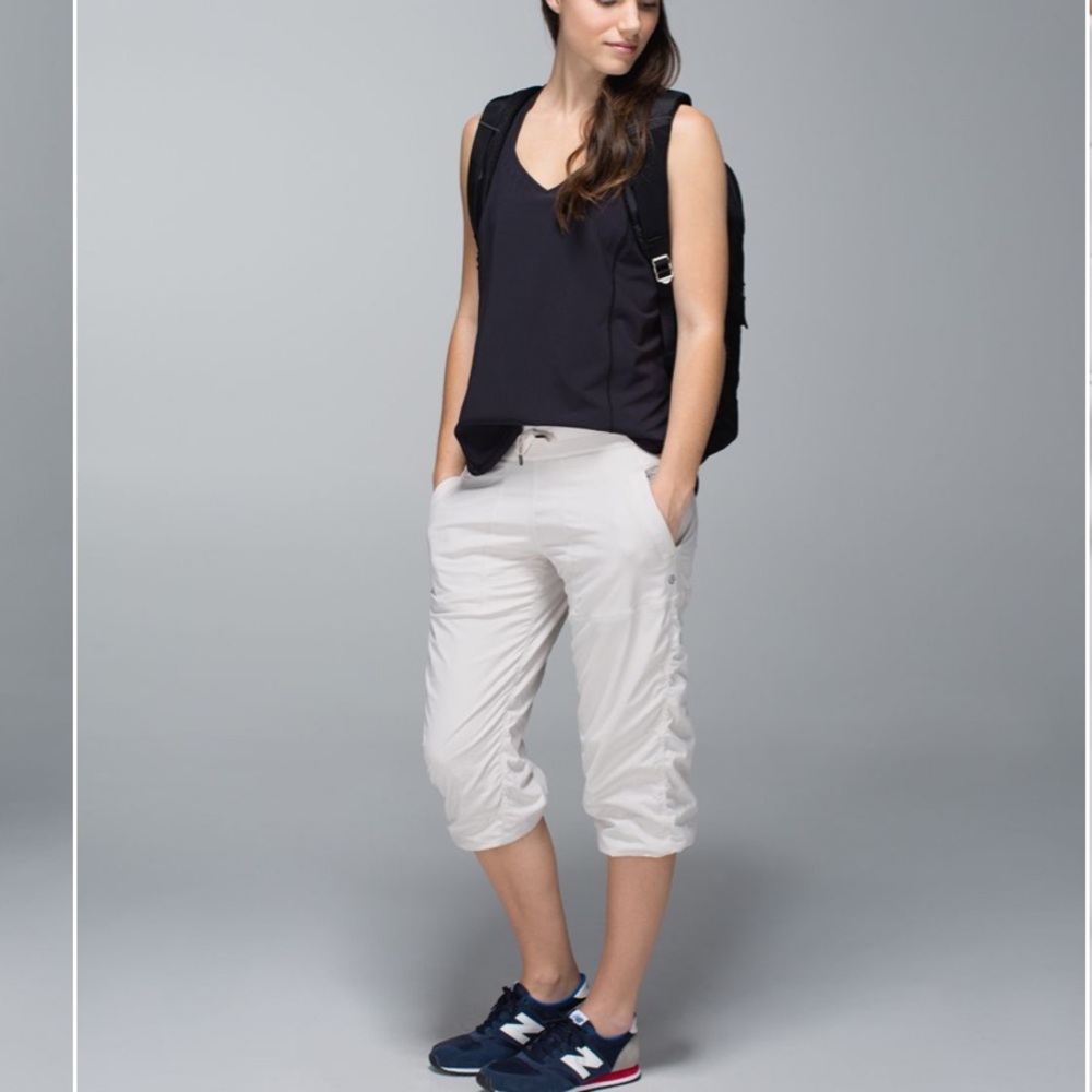 lululemon athletica White Cropped Ankle Pants